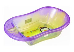Baby Bathtub with Anti-Slip (Multicolour, 6 Months-3 Year)