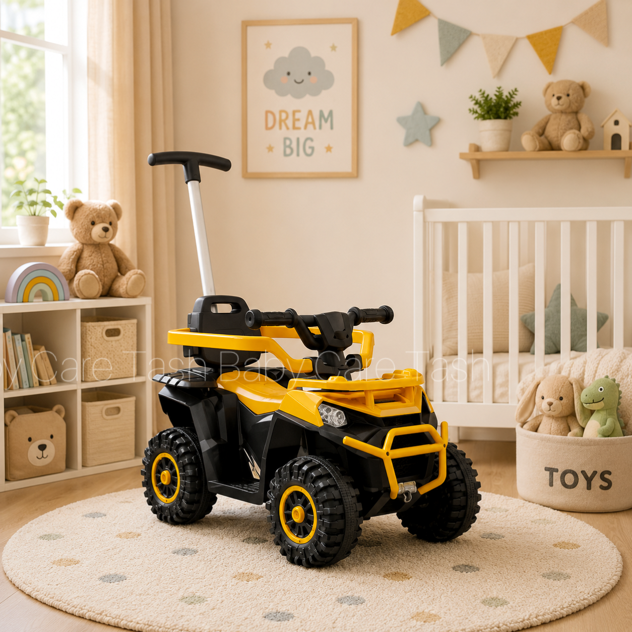 Kids Ride-On ATV/Quad bike/Car  with Push Bar