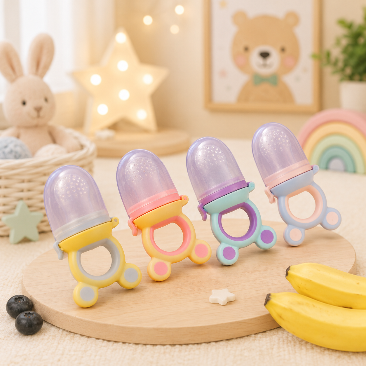 Baby Food Feeding Spoon Juice Extractor Fruit Feeder