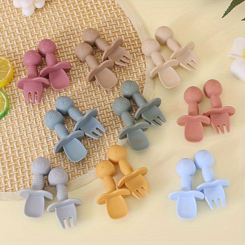 Silicon Spoon With Fork