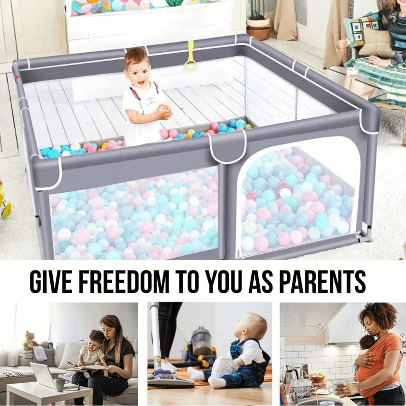 Steelpipe Baby Playpen 120×120cm