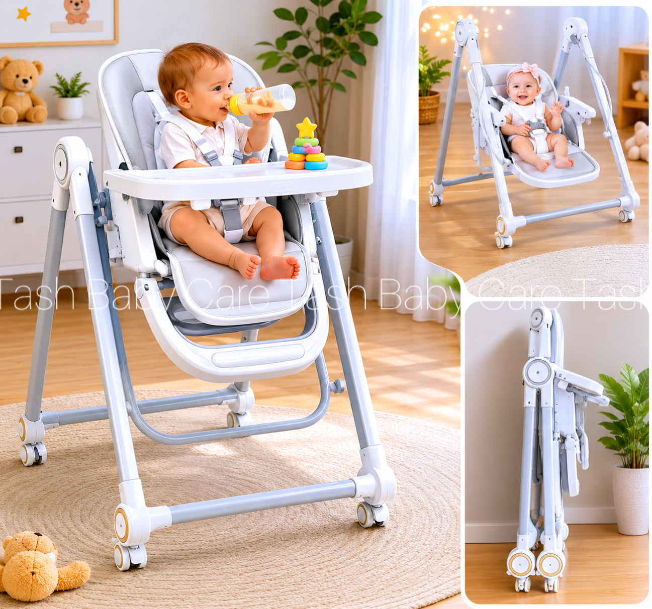 Feeding Chair With Swing