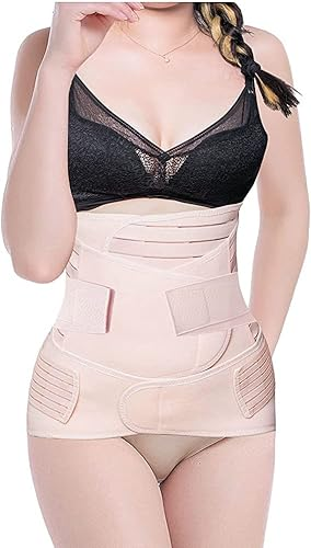 3 in 1 Postpartum Support Band/Recovery Belly/Waist/Pelvis Belt, Breathable Post Pregnancy Belly Wrap Belt