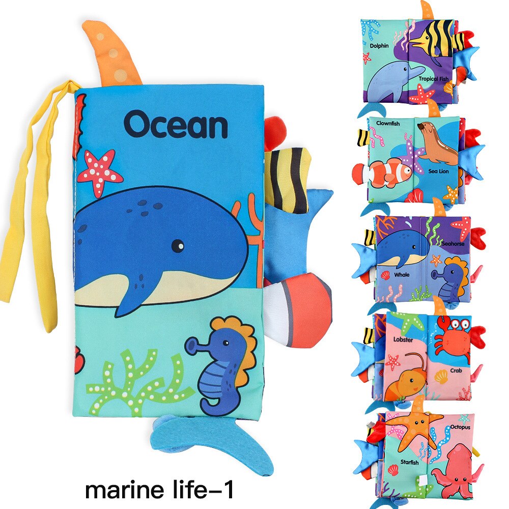 Tail Cloth Book. (Ocean)