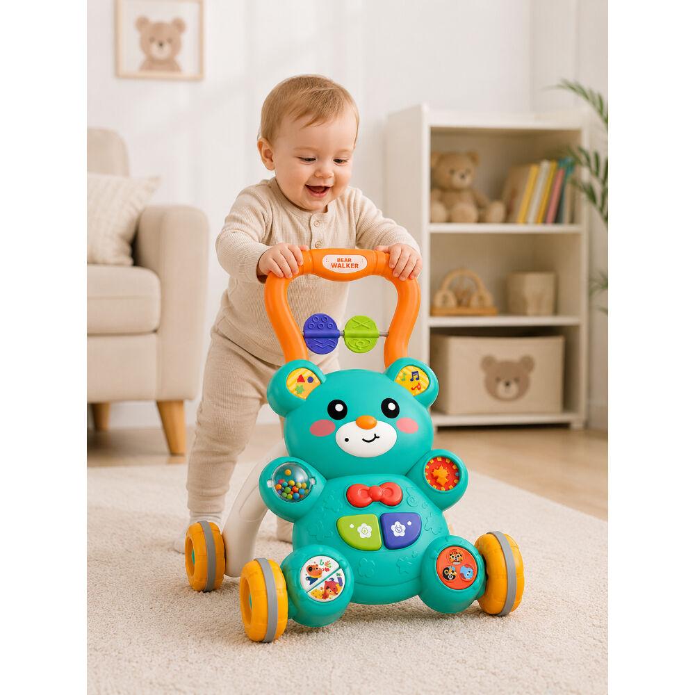 2in1 Bear Theme Baby Musical Walker &amp;amp; Table