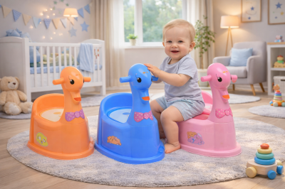 Swan Design Baby Commode