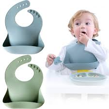 Silicone Bib with Pocket